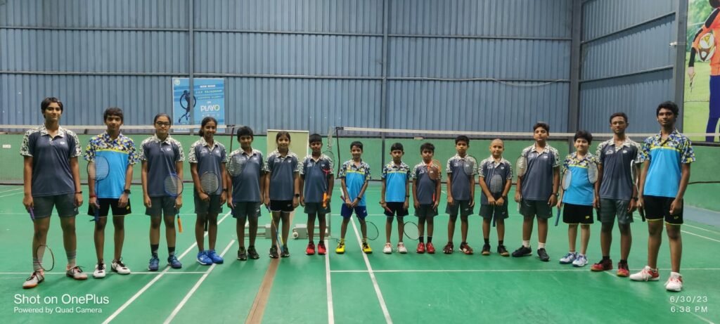 Karthikeya Badminton Academy team photo